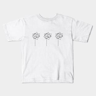 Jagged Roses Kids T-Shirt